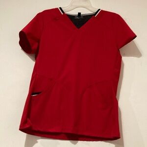 - Elle Scrub Top , soft side panels for extra comfort and stretch. Front p…